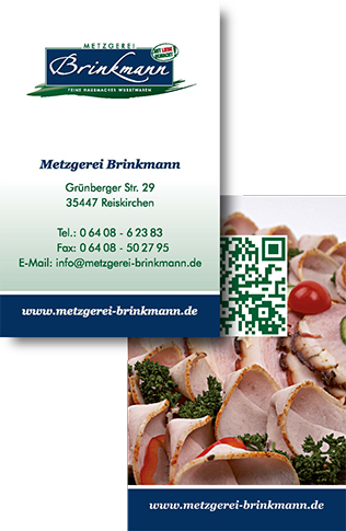 Visitenkarten für Metzgereien und Fleischereien