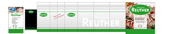 Metzgerei Fleischerei Werbetechnik Ladengestaltung